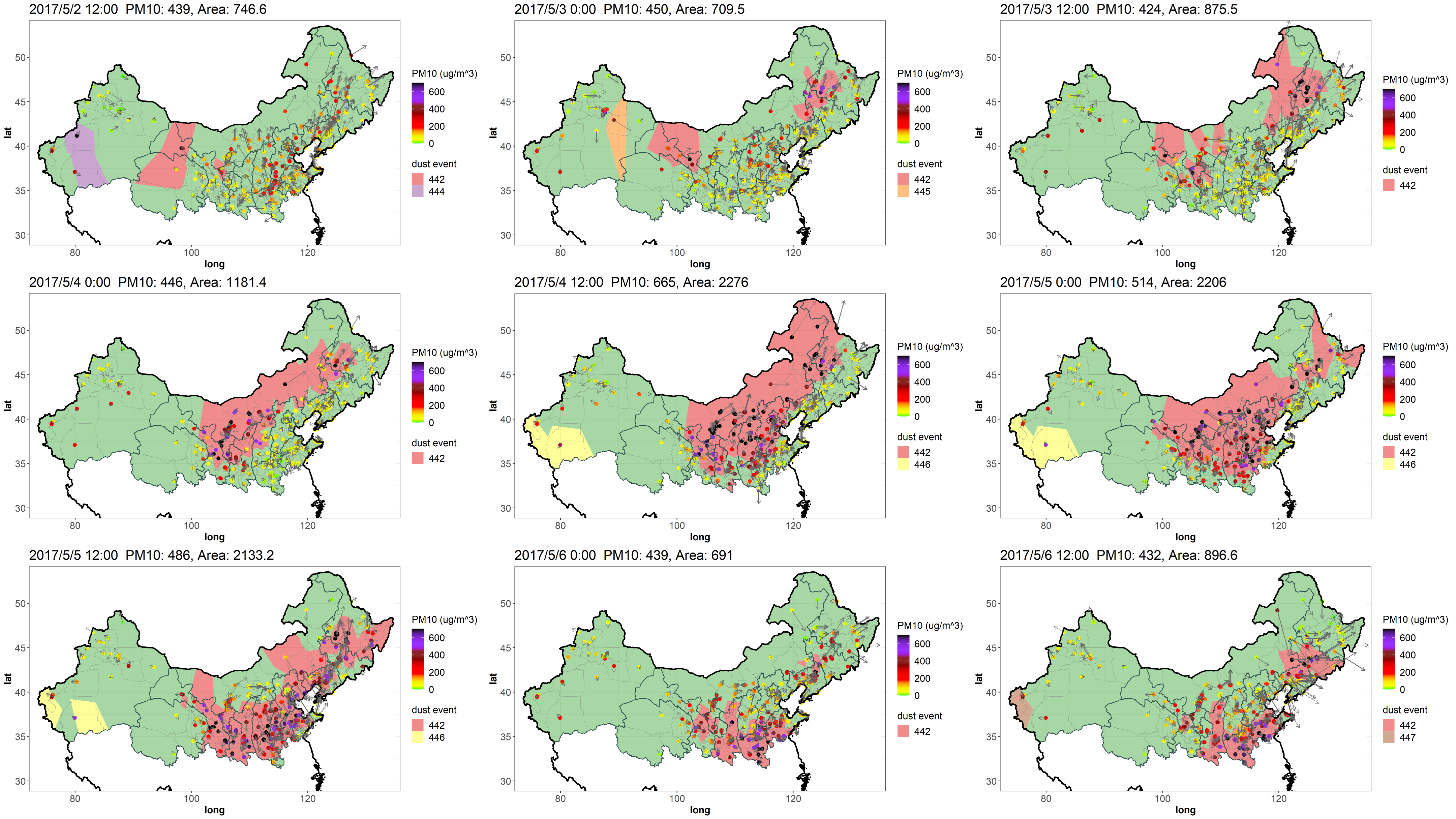 Detecting and Evaluating Dust-Events in North China With Ground Air Quality Data paper illustration